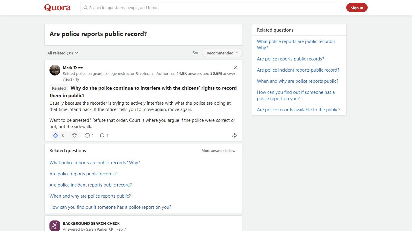 Are police reports public record? - Quora